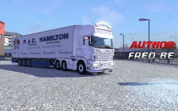 Trailer Chereau Standalone P & C Hamilton