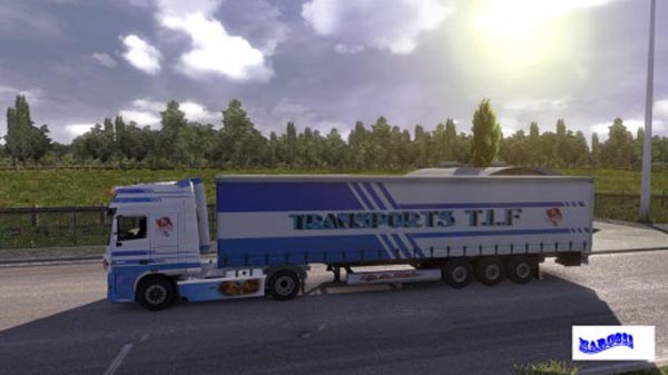 Transports T.L.F Trailer Skin