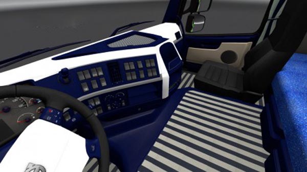 Volvo FH 2009 Blue & White Interior 