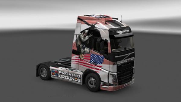 Volvo FH 2012 Americas Army Skin 