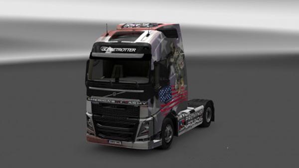 Volvo FH 2012 Americas Army Skin 