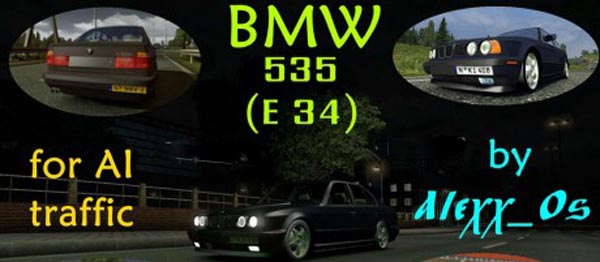 BMW E34 AI Traffic Car