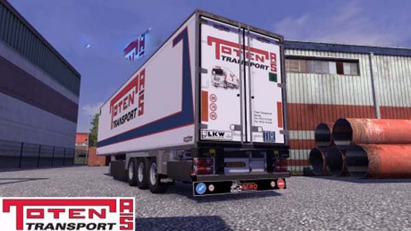 Chereau Toten Transport Trailer Skin 