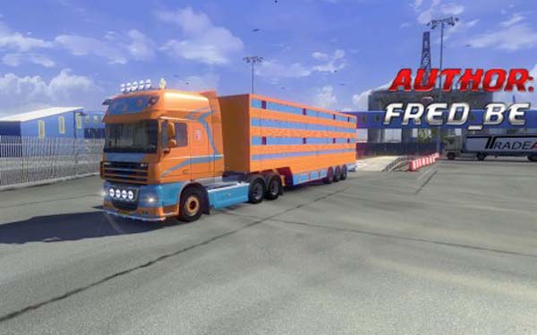 DAF XF + Trailer Pezzaioli Pigs 