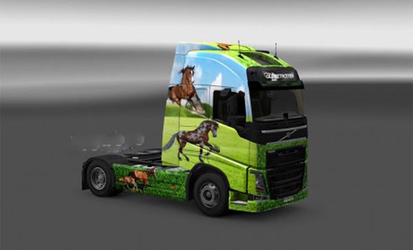 Horse skin for Volvo FH 