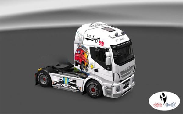 Iveco Hi Way Quiksilver skin 