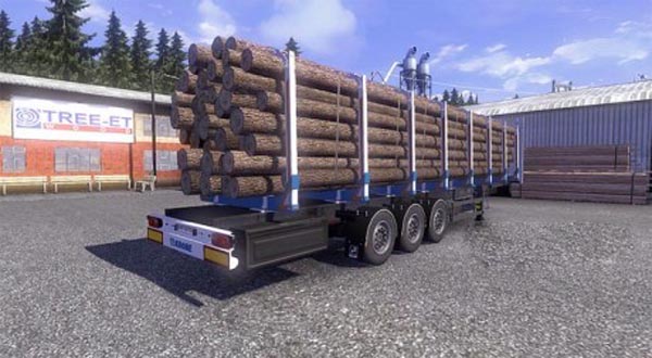 Krone Log Trailer 