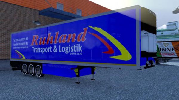 Ruhland Transporte Lamberet Trailer 