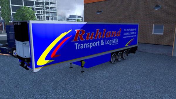 Ruhland Transporte Lamberet Trailer 