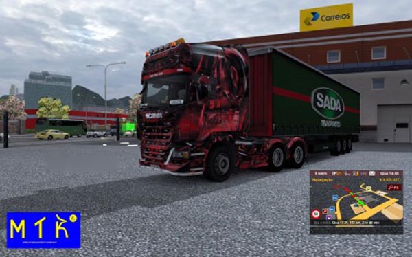 Scania Hintergrund Skin