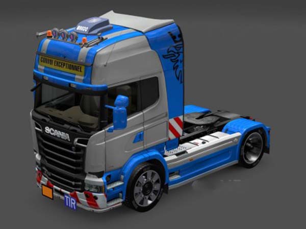 Scania Streamline Blu Skin 
