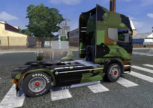 Scania Streamline Camo Skin 