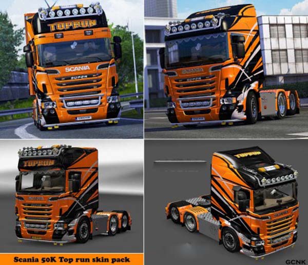 Scania Top Run Skin Pack