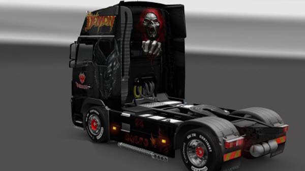 Volvo FH 2009 Demonic Skin Pack 