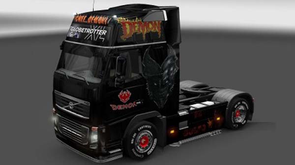 Volvo FH 2009 Demonic Skin Pack 