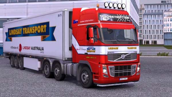 Volvo FH 2009 Lindsay Transport Skin 