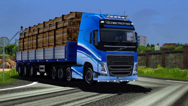 Volvo FH 2012 Blue Skin