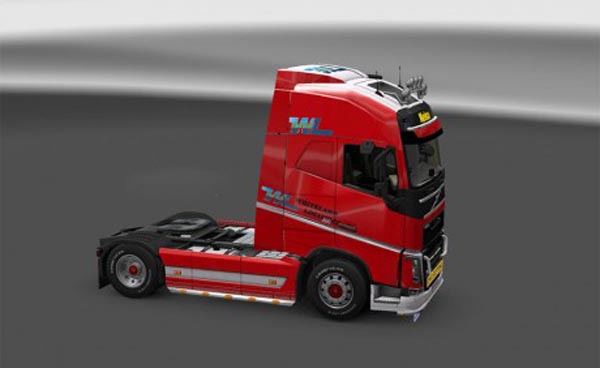 Whiteland skin for Volvo FH