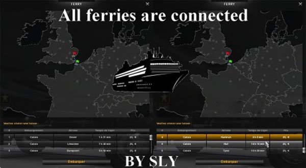 All Ferries are connected