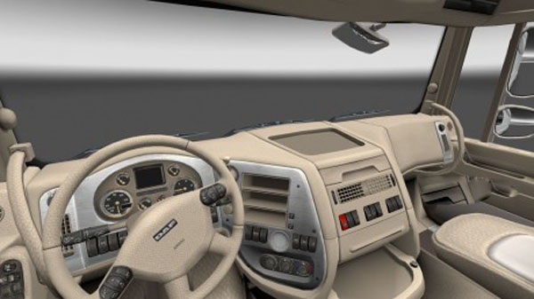 Beige interior for DAF XF