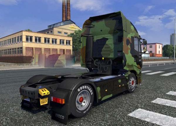 Camo skin for Iveco Hi-Way 