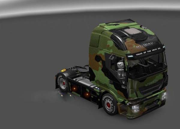 Camo skin for Iveco Hi-Way 