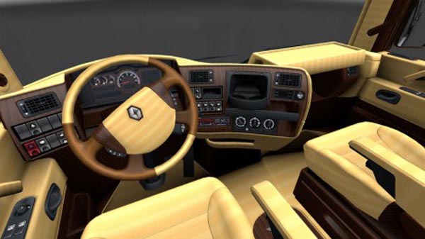 Renault Magnum Wood Interior 