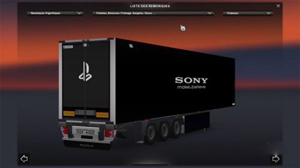 SONY & PlayStation Trailer Skin