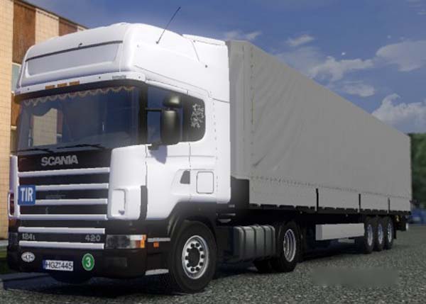 Scania 124L + Trailer