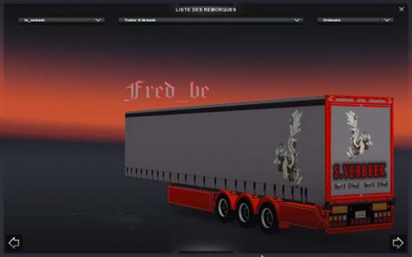 Scania R2009 + Trailer S.Verbeek 