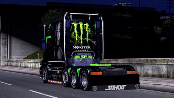 Scania T Monster Energy Skin 