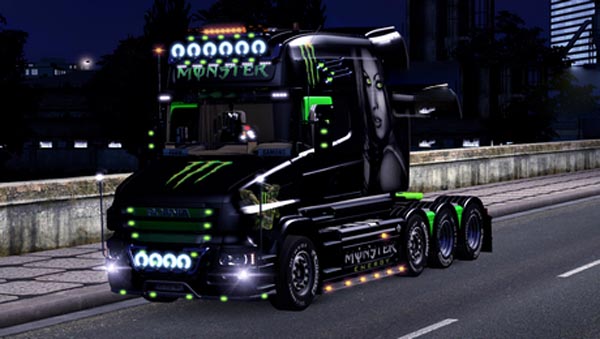 Scania T Monster Energy Skin 