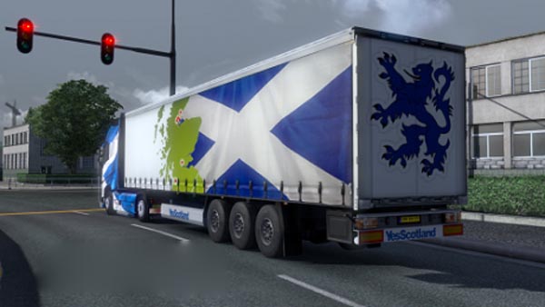 Scotland Rampant Lion Trailer