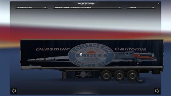 Southern Pacific Trailer Skin 