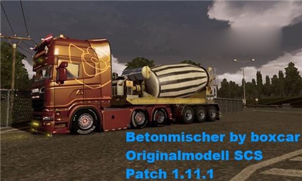 Trailer Betonmischer 