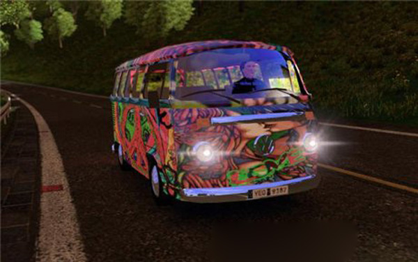 AI Traffic VW T2 Hippie Mobile 