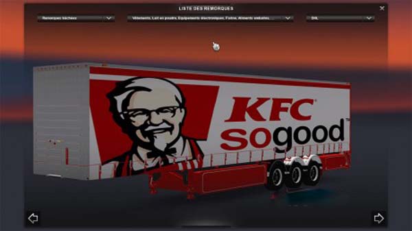 KFC Trailer Skin