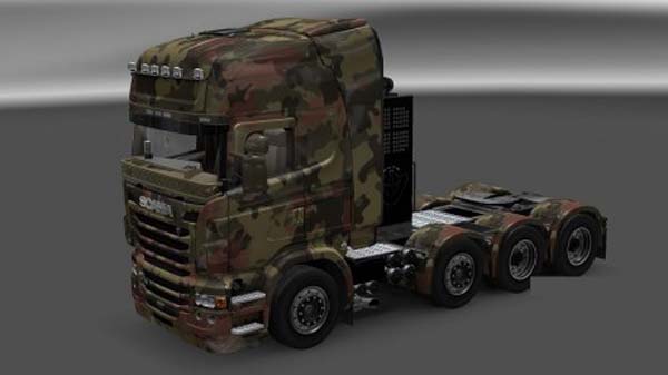 Scania R Army Skin