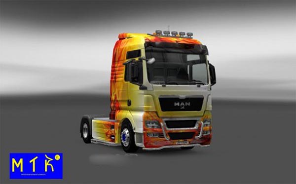 Skin MAN TGX Flame 