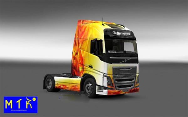 Skin Volvo FH 16 2012 Flame 