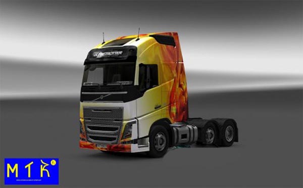 Skin Volvo FH 16 2012 Flame 