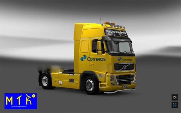 Skin Volvo FH 16 Classic Correios New 