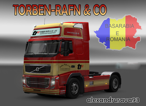 Volvo FH 2009 Torben Rafn & Co Skin