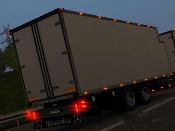 Chereau frigo tandem trailer