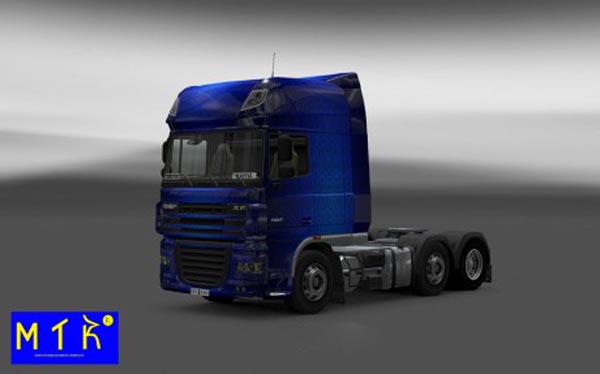 DAF Fantastic Blue Skin