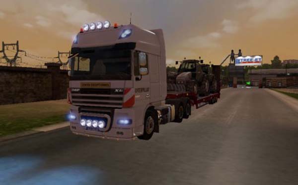 DAF XF Caterpillar Skin