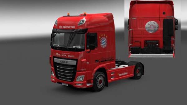 DAF XF Euro 6 FC Bayern Munich Skin