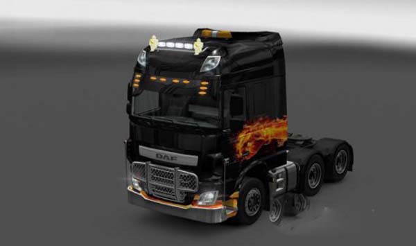 DAF XF Euro 6 Fire Skin