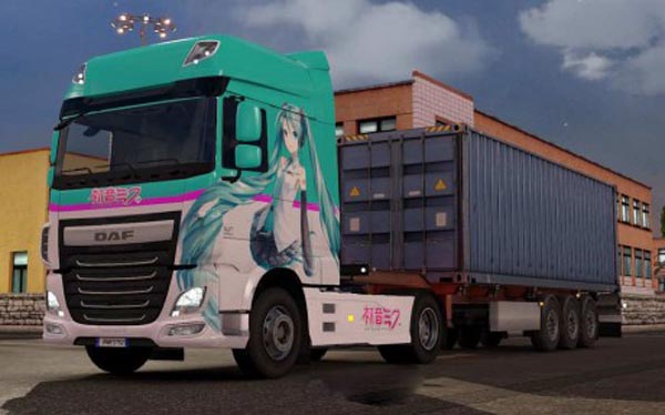 DAF XF Euro 6 Hatsune Miku Skin