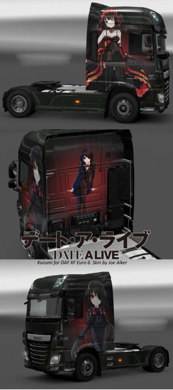 DAF XF Euro 6 Kurumi Date Alive Skin